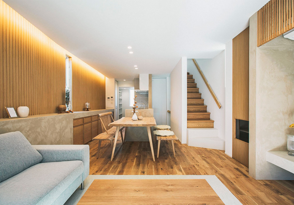 木の温もり感じる癒しの空間