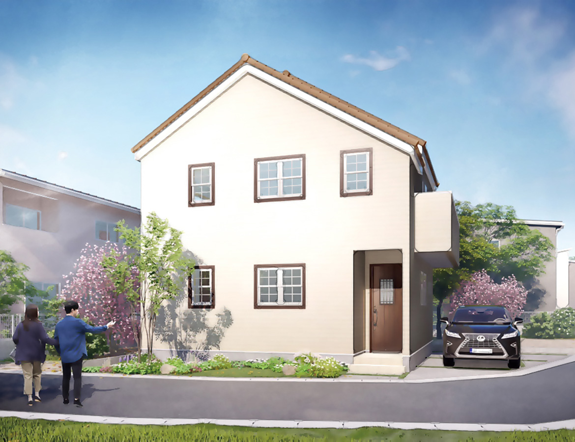 解放感溢れる2階リビングのお家