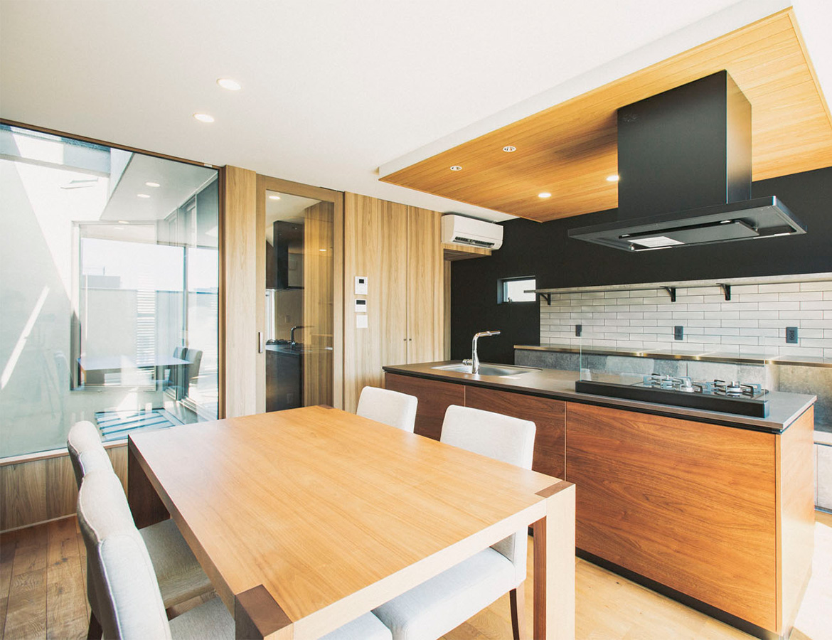 解放感溢れる2階リビングのお家