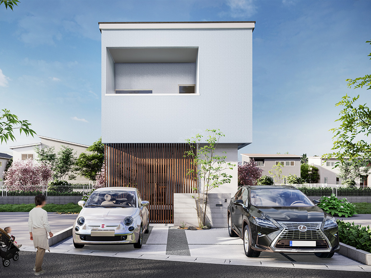 快適性を追求した2階建てプラン